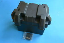 Battery Box Leisure with Security Straps 2 Sizes Boat Caravan Motorhome