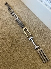 PORSCHE 911 911T 911S 911E Rear Decklid Engine Cover Badge Script Black Anodised