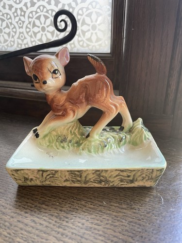 Vintage mid century deer fawn - mid-century,