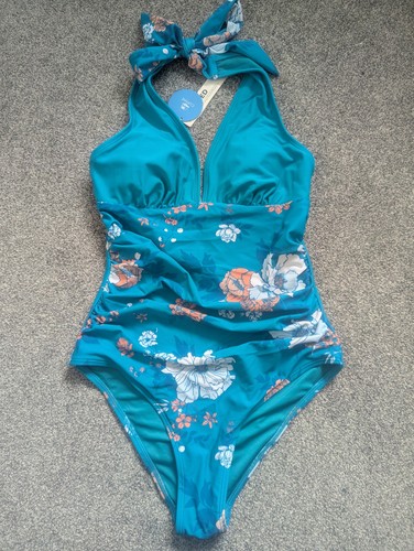 Cupshe turquoise floral print - turquoise,