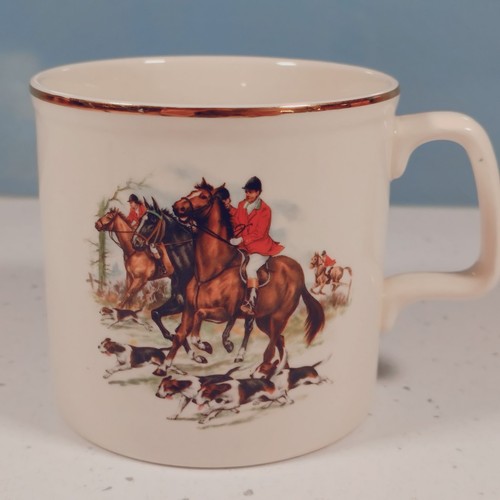 Vintage fox and hounds mug - fox,