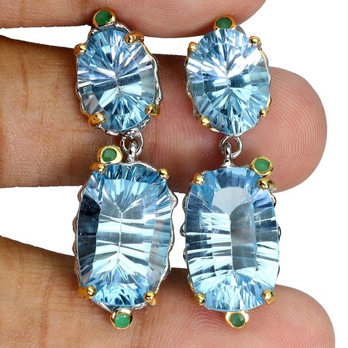 925 sterling silver earrings - 925,