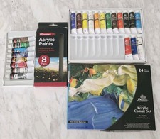 ? PHOENIX ? 14 Piece Artist Acrylic Color Paint Set Art + Expression 8 Piece