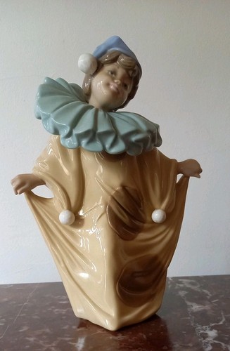 Nao lladro pierrot circus - lladro,