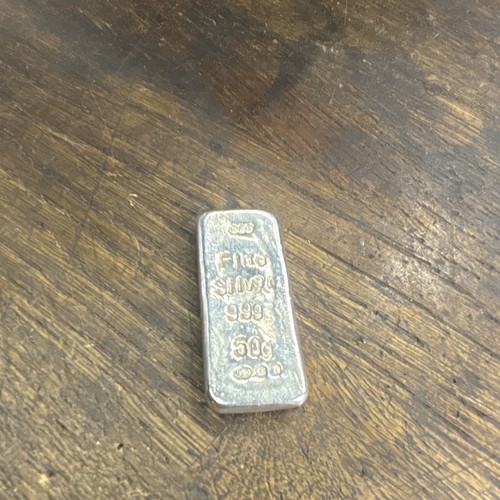 50g fine silver 999 bullion - fine,