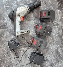 Black & Decker HP12 cordless drill With 3 Rechargeable Batteries