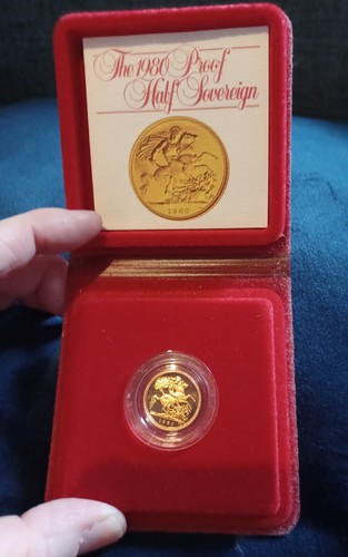 1980 proof gold half sovereign - 1980,
