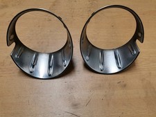 BMW MINI COOPER S R56 R57 R58 PAIR CHROME BUMPER FOG LIGHT COVER LEFT & RIGHT
