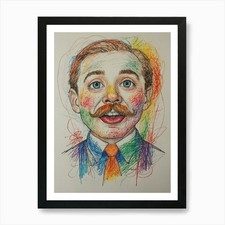 Joey! Art Print Framed Wall