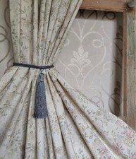 2 x Vintage Floral Curtains