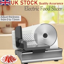 Electric Food Slicer Machine Bread Meat Cheese Slicer Blade Adjustable