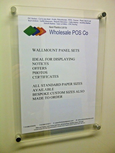 Poster sign holder display - display, in