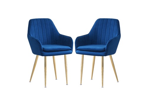 2pc velvet fabric upholstered - velvet,