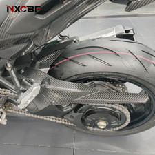 For 2018-2025 Ninja H2 SX/SE+ Carbon Fiber Rear Hugger Mudguard Fender Fairing