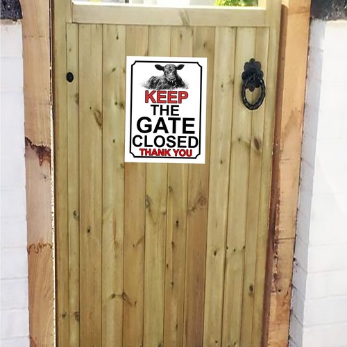 Please close the - , cattle