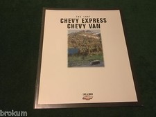 MINT CHEVROLET 1997 CHEVY EXPRESS AND VAN 26 PAGE SALES BROCHURE NEW (BOX 695)