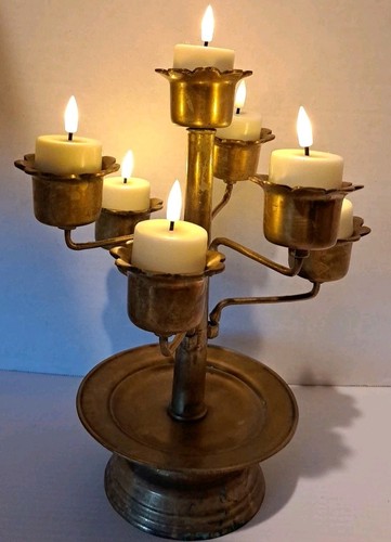 Vtg solid heavy brass - heavy,