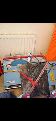 Sigma wet tile saw - 9m,