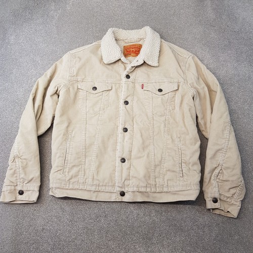 Levis mens jacket medium beige - mens,