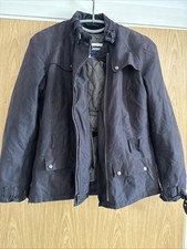 Triumph Touring Jacket Black Size Medium With Thermal Lining And Shoulder Pads