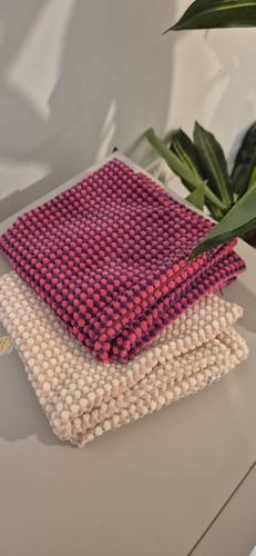 Pair waffle knit cushion - pair,