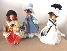 VINTAGE PEGGY NISBET 3 DOLLS