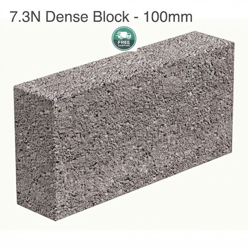 Dense concrete blocks 100mm - dense,