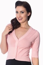 Rose Cropped Button Vintage