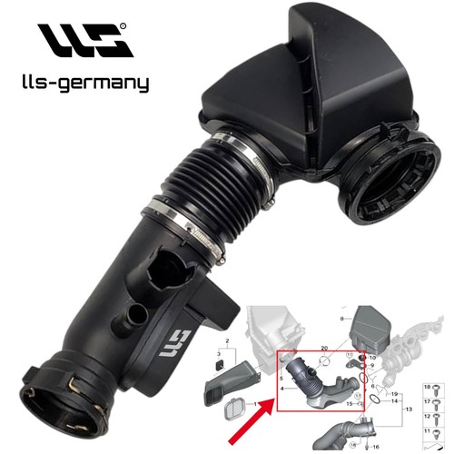 Charge air pipe for - air, bmw