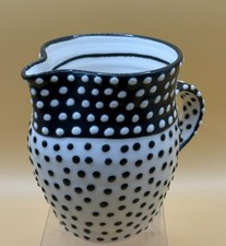 Lincoln Kirby-Bell Cornish Pottery Black & White Jug