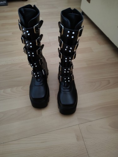 Yiya black platform gothic - yiya,
