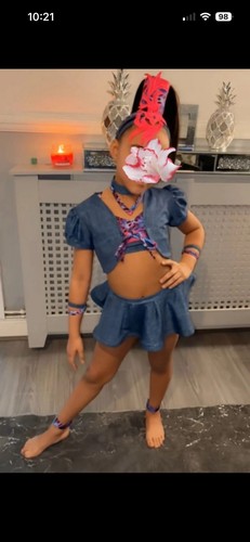 Freestyle disco dance costume