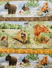 Animal Fabric / Forest Friends