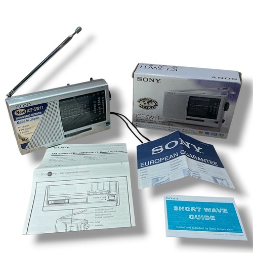 Sony icf sw11 stereo 12bands - sony, icf-sw11
