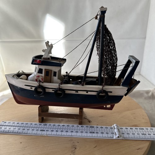 Handmade wooden model fishing - handmade,