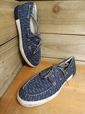 Timberland canvas Deck Shoes UK 10.5 - Smart Casual Preppy Gent Posh Boating