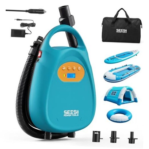 Cordless paddle board pump - paddle,
