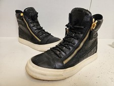 Giuseppe Zanotti Hi Trainer Boots Croc Embossed Designer Rare Pumps UK 4 EU 37 