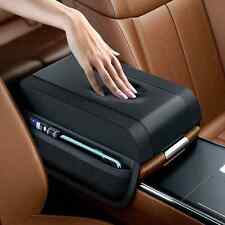Universal Car Storage Arm rest Cushion Armrest Centre Console Box Leather Cover
