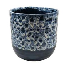 Sapphire Blue Reactive Glazed Ceramic Planter / House Plant Pot / Various sizes