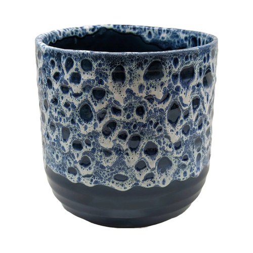 Sapphire blue reactive - sapphire, glazed