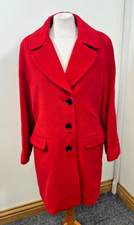 Jaeger Wool/Mohair blend Red Coat Size 10
