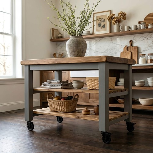Lola kitchen island - kitchen,