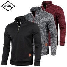 Mens Sweatshirt Half Zip