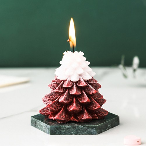 Christmas tree candles tower - candles,