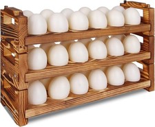 Wooden Egg Holder, 3 Laye