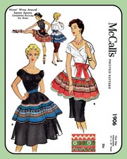 Wrap Around Half APRON Pattern