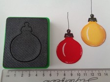 Sizzix Christmas Bauble Ornament ~ Craft Die