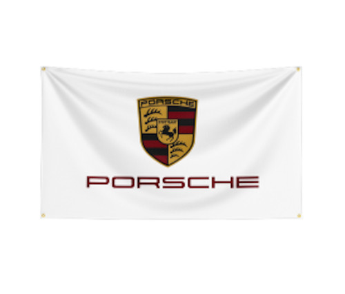 Porsche banner flag - banner,