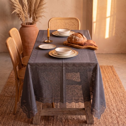 Polyester lace tablecloth - polyester,